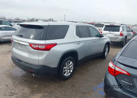 2020 Chevrolet Traverse Fwd Ls z USA, uszkodzony, nr VIN 1GNERFKW9LJ131014